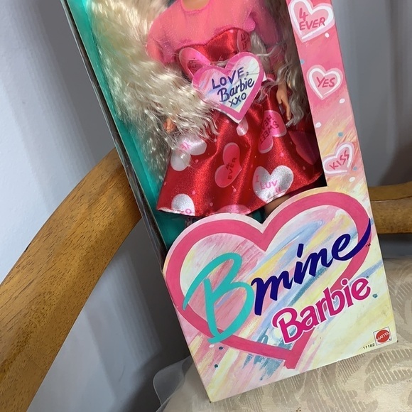 Vintage 1993 be mine Valentine’s Day Barbie Mattel special edition Cards new - Picture 3 of 8